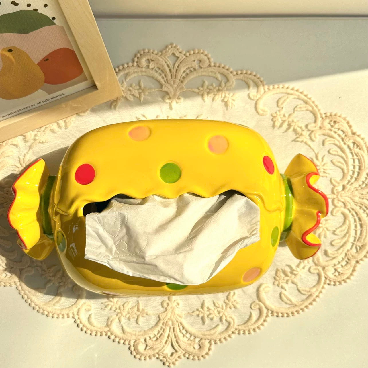 Adorable Candy - themed Tissue Box